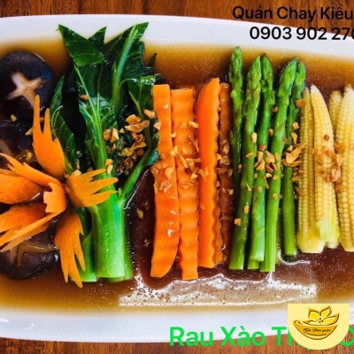 RAU XÀO THẬP CẨM CHAY KIỀU ĐÀM