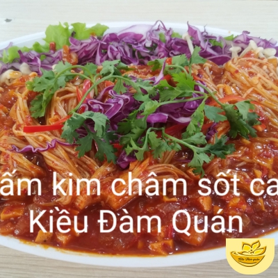 NẤM KIM CHÂM SỐT CAY