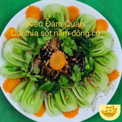 KIỀU ĐÀM QUÁN CẢI THÌA SỐT NẤM ĐÔNG CÔ